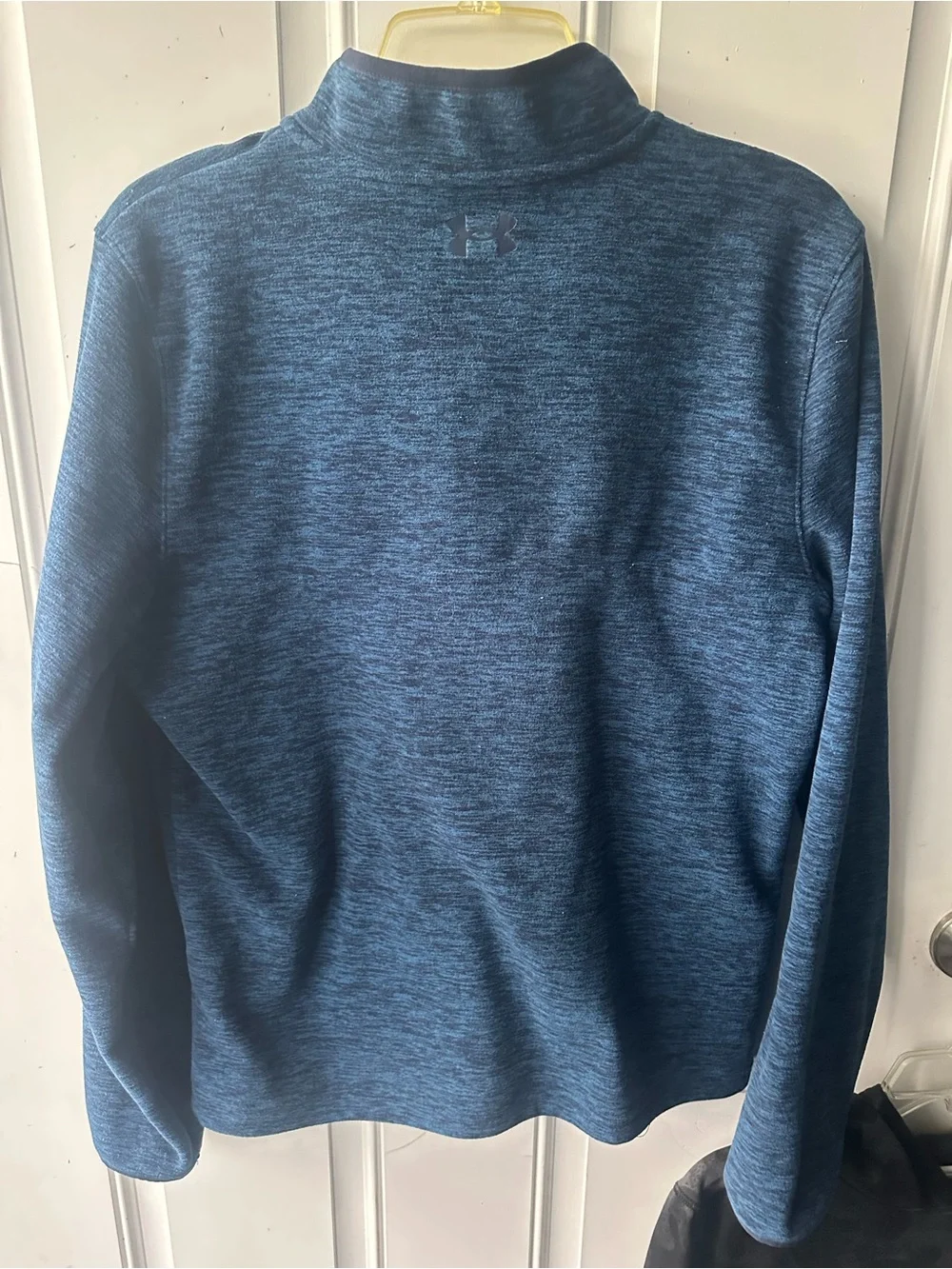 Under Armour Blue Heather Kids Quarter-Zip Hoodie(WORN ONCE)